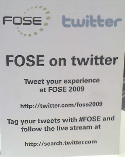 FOSE on Twitter image